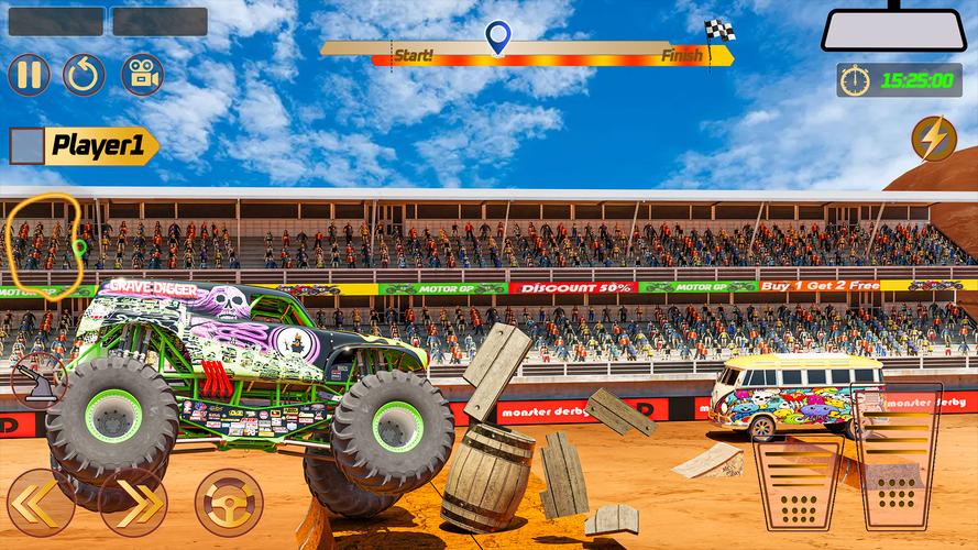 Monster Truck: Derby Games應用截圖第2張