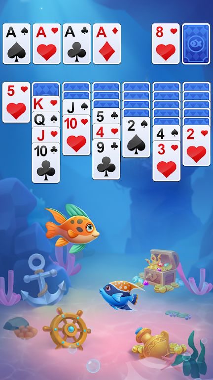 Solitaire Fish: Card Games Tangkapan skrin 0