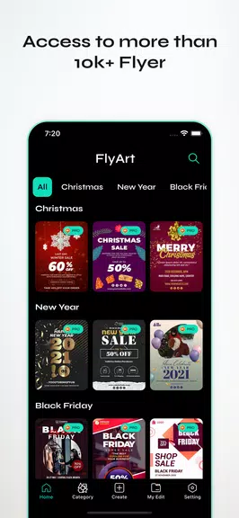 FlyArt - Flyer Creator 스크린샷 2