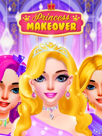 Pink Princess MakeUp Salon Скриншот 0