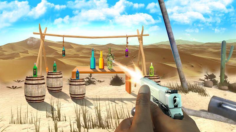 Gun Bottle Shooting game Screenshot 0