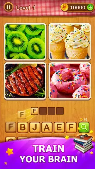 4 Pics Guess Word -Puzzle Game Captura de tela 1