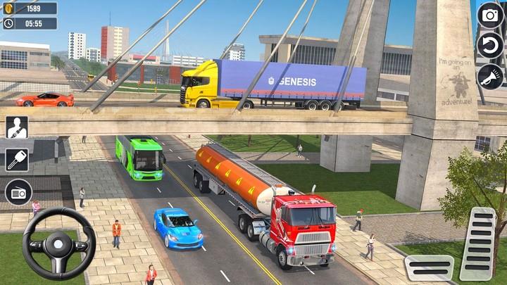 Oil-Truck Games: Driving Games Tangkapan skrin 3