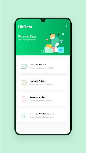 UltData-Recover Photo,Chat Log ภาพหน้าจอ 0