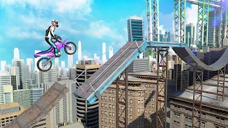 Bike Stunts 3D - Rooftop Chall應用截圖第1張