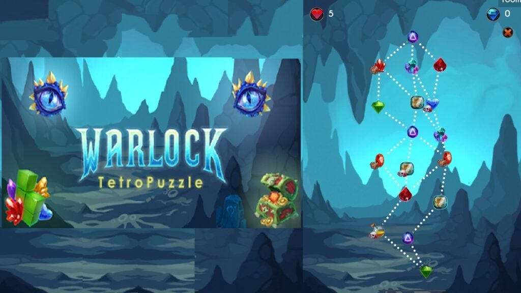 《Warlock TetroPuzzle》是《Candy Crush》、《Tetris》和《Dungeons》的混合體，充滿魔法