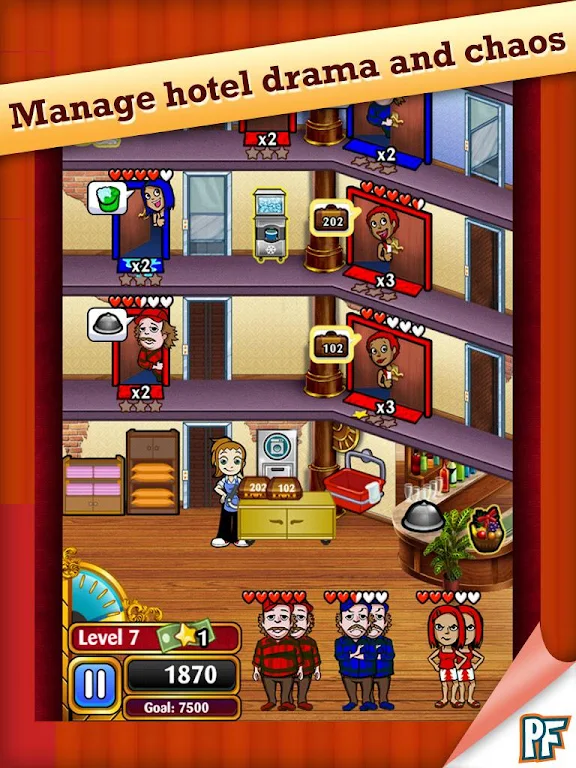 Hotel Dash ภาพหน้าจอ 1
