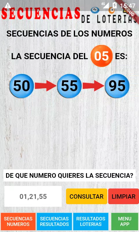 Secuencias de Loterias应用截图第3张