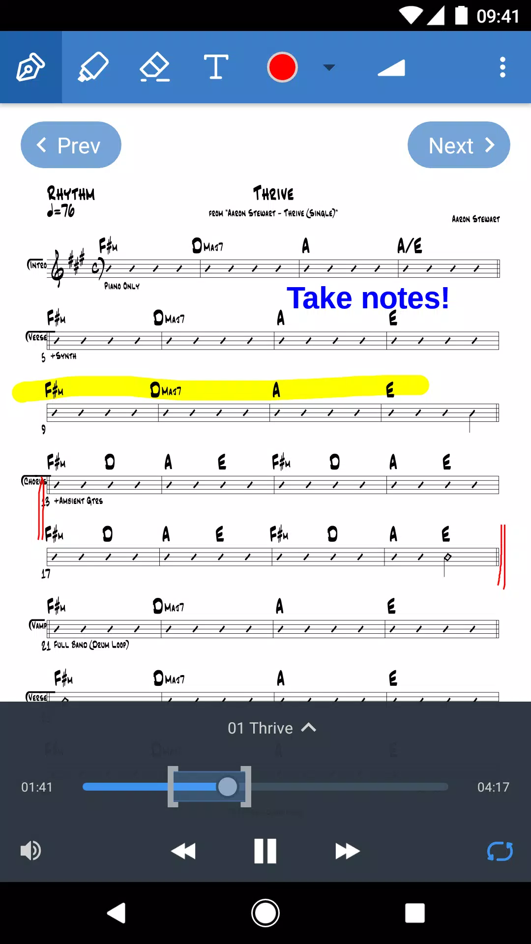 Planning Center Music Stand Screenshot 1