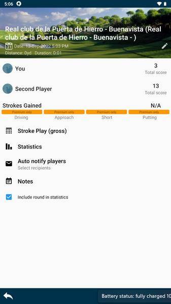 Golf Pad: Golf GPS & Scorecard Capture d'écran 0