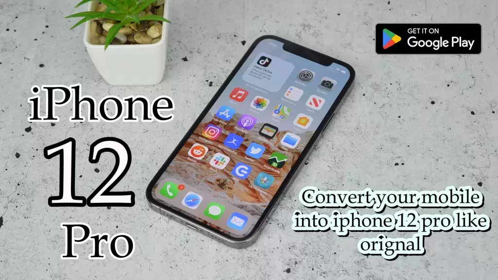 iPhone 12 Pro Launcher Themes Ảnh chụp màn hình 1