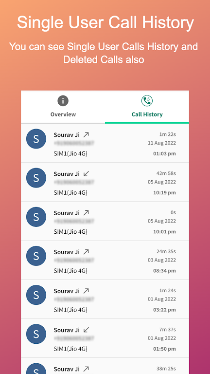 Cally - Call Backup & Recover Screenshot 3