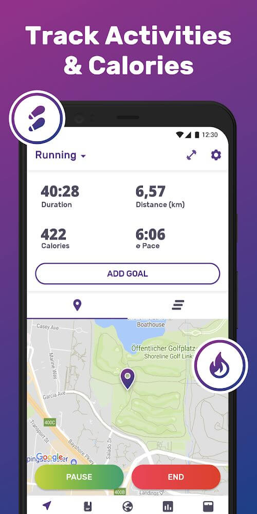 Running Tracker App - FITAPP應用截圖第1張