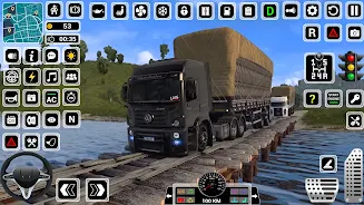 Euro Truck Simulator 3D - Real Tangkapan skrin 1