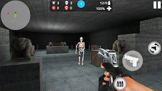 Skeleton Hunter: Survival 3D Capture d'écran 2