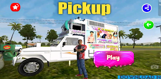 Mod bussid dj pickup simulator ဖန်သားပြင်ဓာတ်ပုံ 2