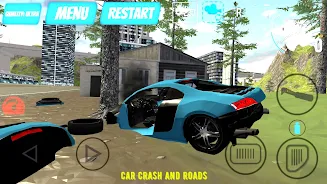 Car Crash And Roads Captura de pantalla 0