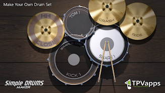 Drums Maker: Drum simulator Tangkapan skrin 0