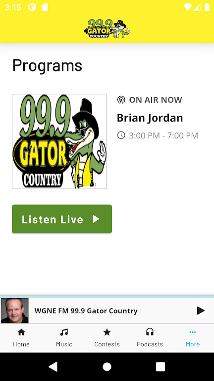 99.9 Gator Country Captura de pantalla 3