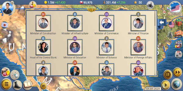 MA 2 – President Simulator Capture d'écran 1