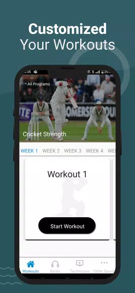 Cricket Strength & Power Capture d'écran 2