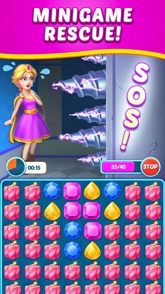 Jewel Hunter - Match 3 Games Tangkapan skrin 2