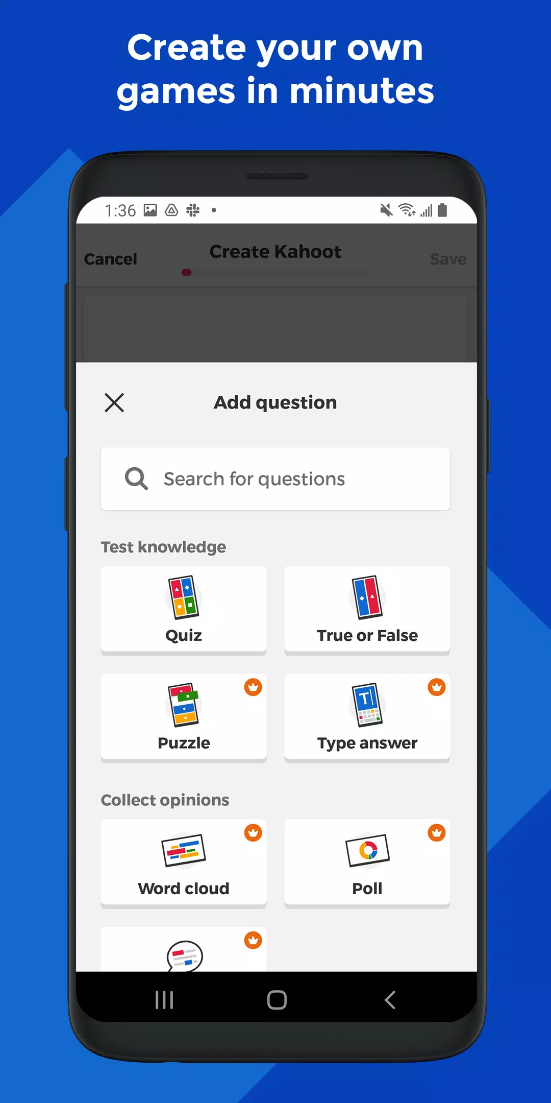 Kahoot! Spaß mit Quizspielen Screenshot 3