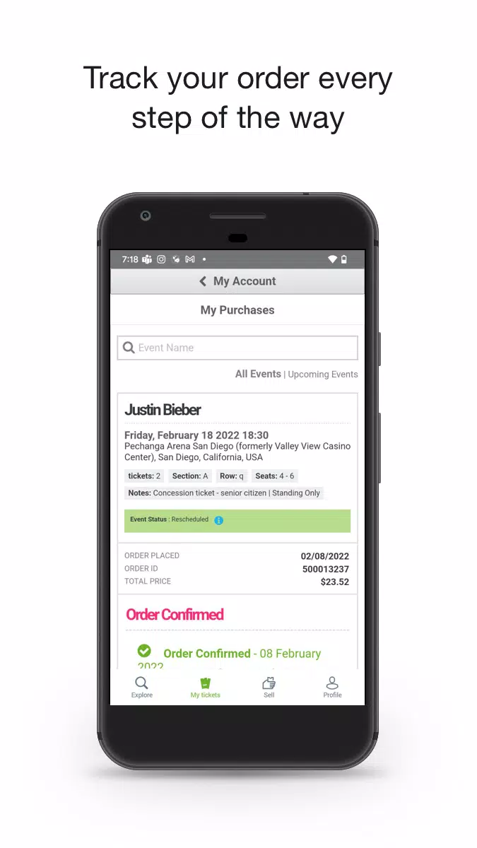 viagogo Tickets應用截圖第3張