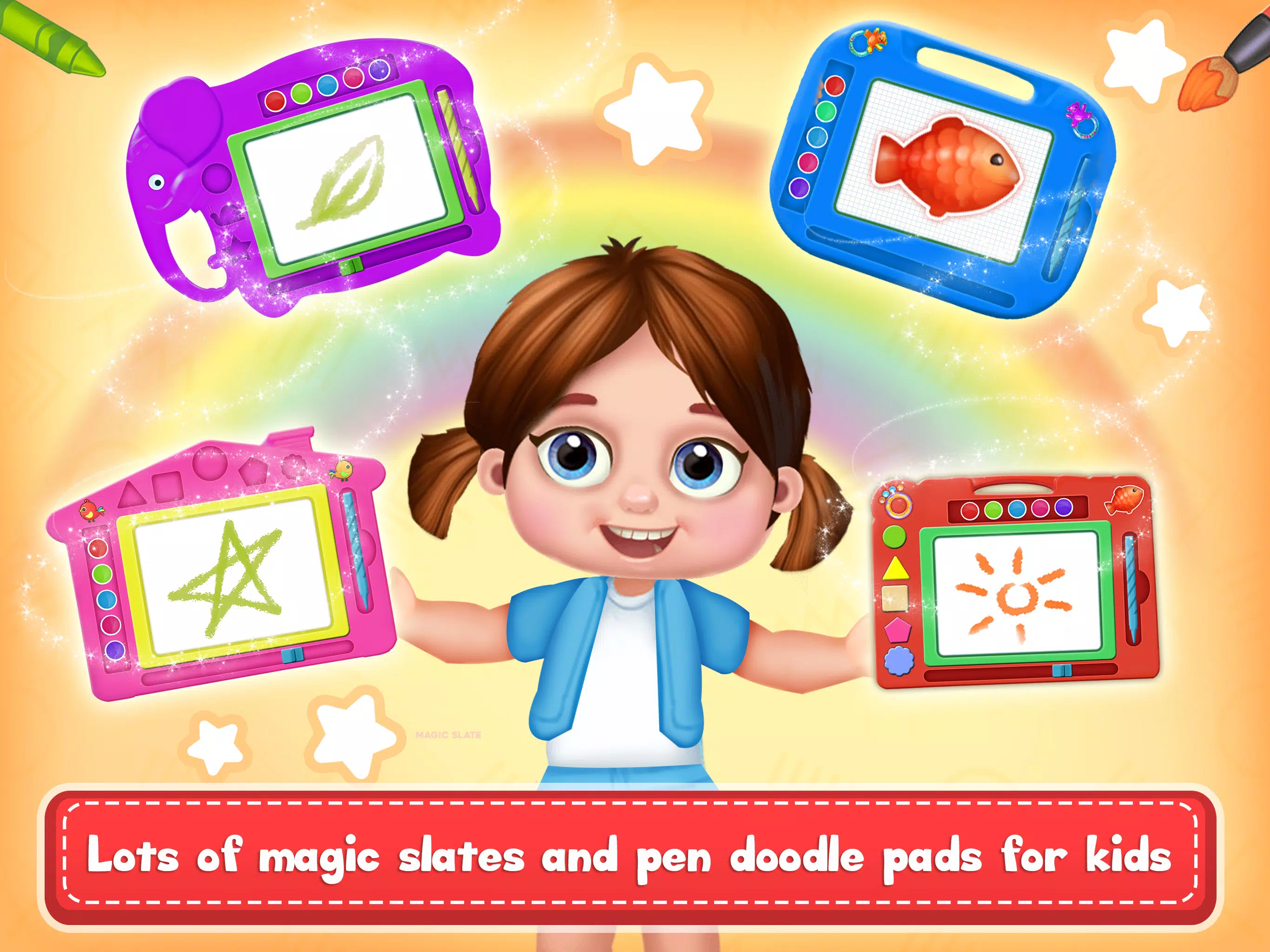 Kids Magic Slate Drawing Pad Screenshot 1