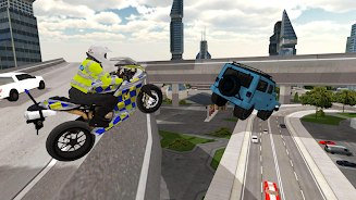 Police Motorbike Simulator 3D Ekran Görüntüsü 3