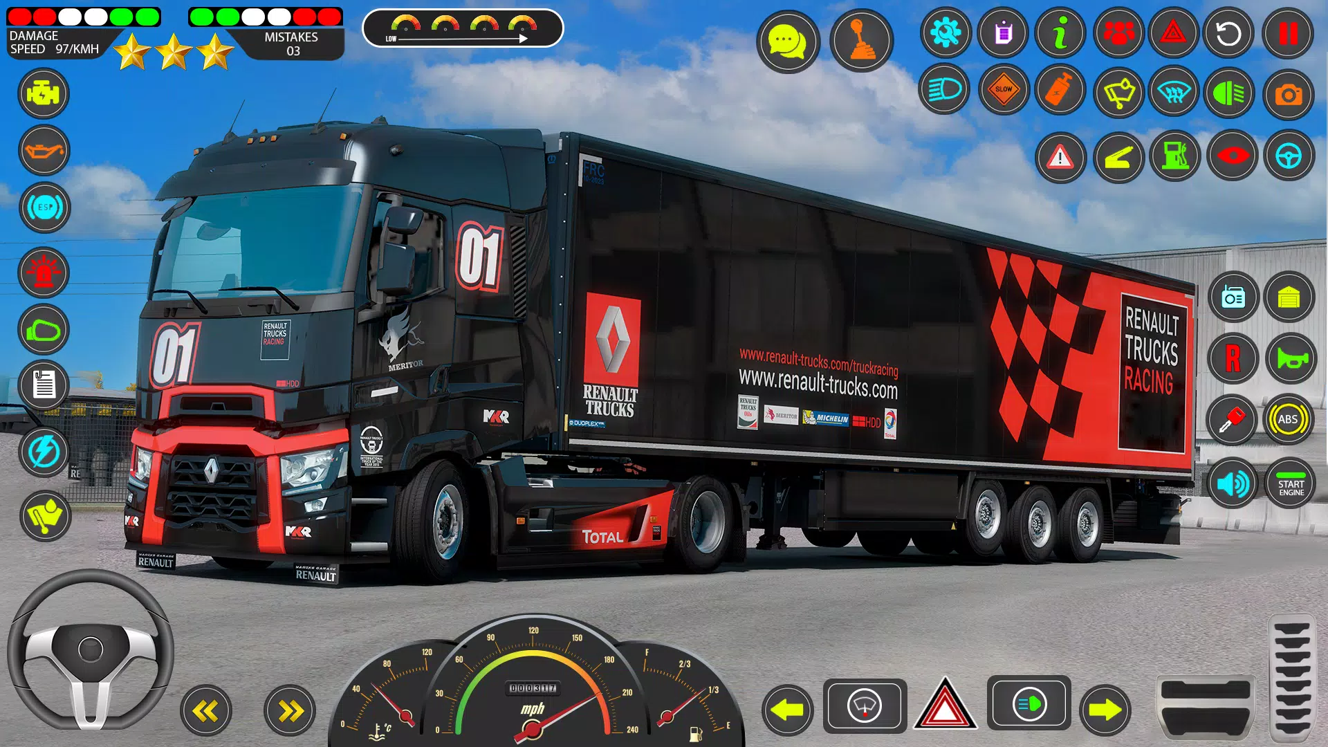 Euro Truck Games Sim 3d Captura de pantalla 3