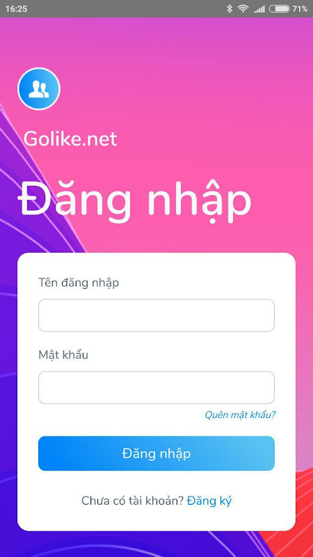 Schermata Golike - Kiếm Tiền Online Từ MXH 2