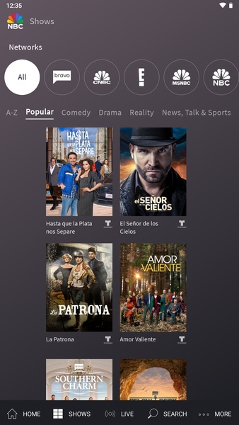 The NBC App - Stream TV Shows Captura de tela 0