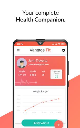 Vantage Fit Capture d'écran 1