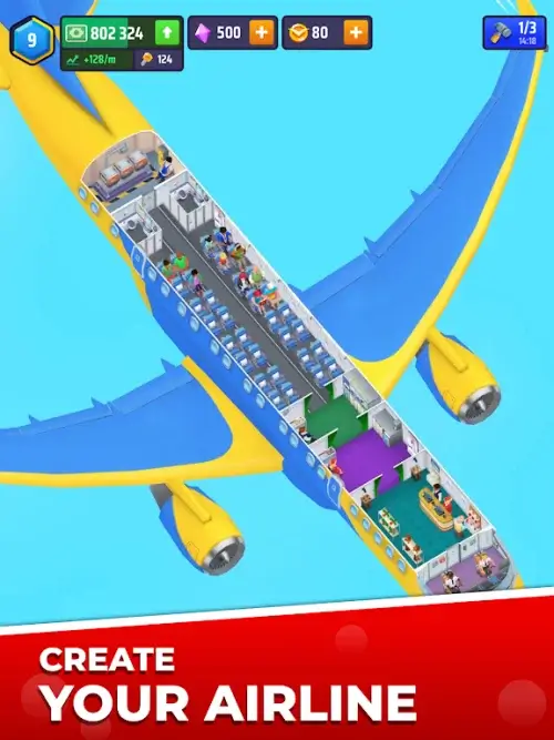 Idle Airplane Inc. Tycoon স্ক্রিনশট 3