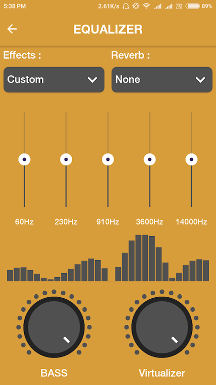 Roar Music Player ဖန်သားပြင်ဓာတ်ပုံ 1