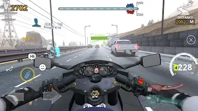 Racing Motorist : Bike Game Tangkapan skrin 2