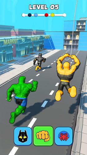 Superhero Transform Shift Game Capture d'écran 0