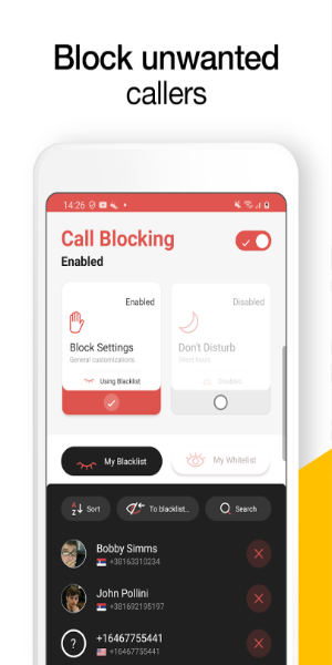 CallMaster: Blocker & Callerid Screenshot 1