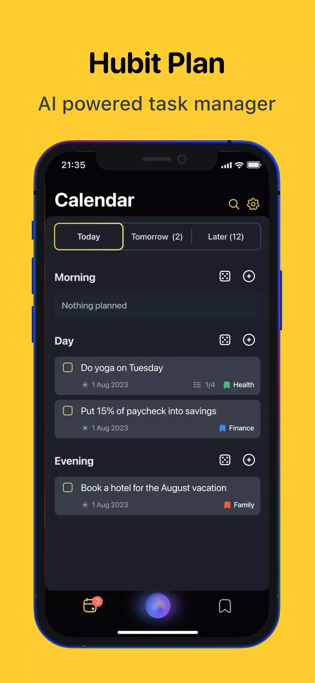 Hubit Plan: task manager Zrzut ekranu 2