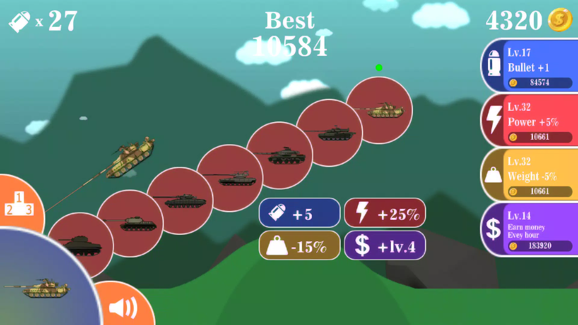 Flip the tank blast shot स्क्रीनशॉट 3