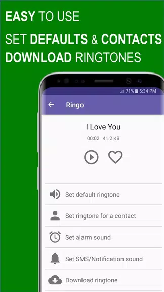 Ringo Ringtones Notifications Ekran Görüntüsü 2
