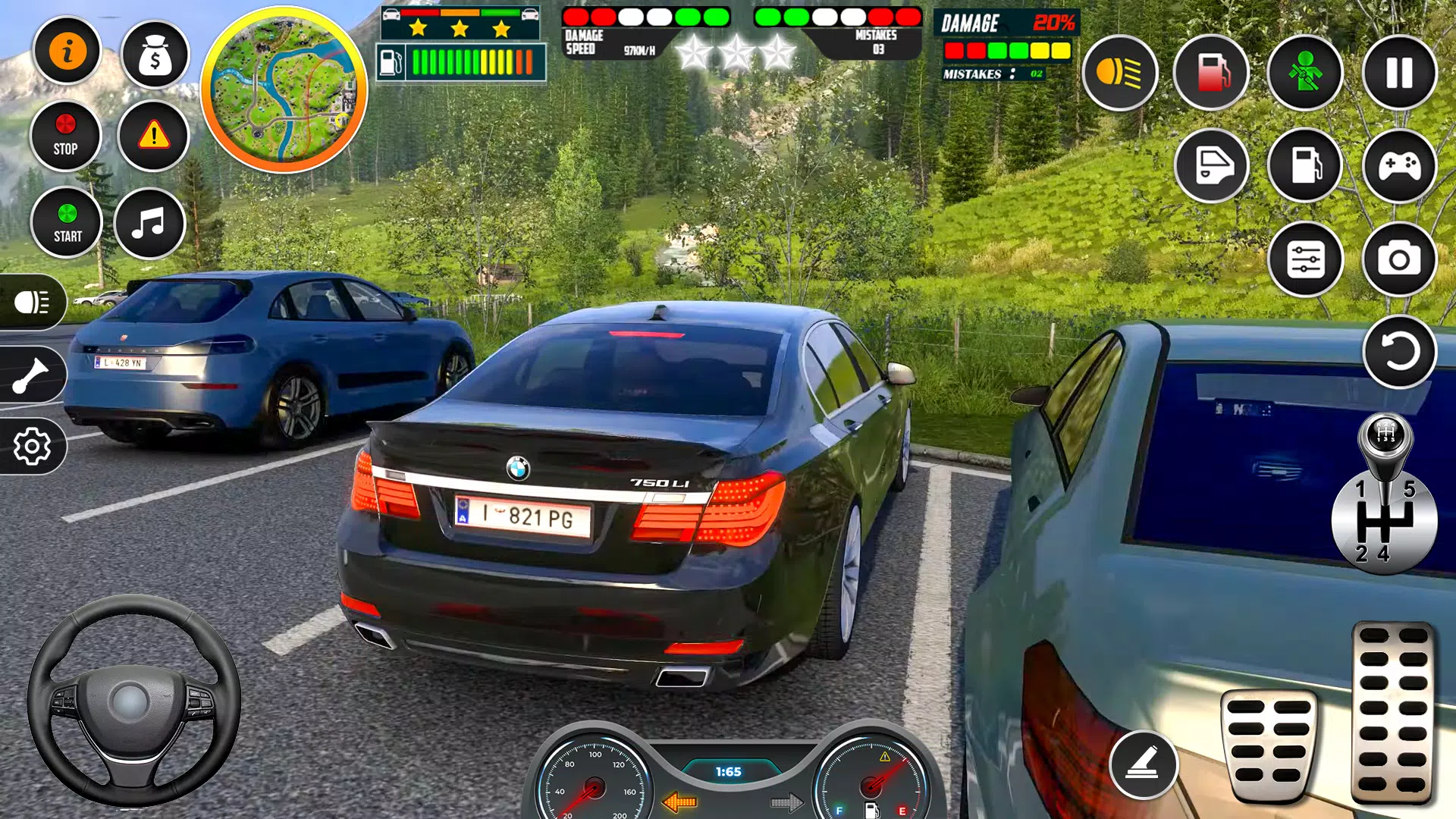 Classic Car Drive Parking Game Capture d'écran 0