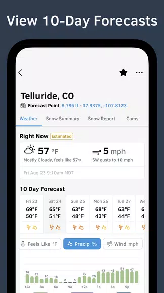 OpenSnow: Snow Forecast Schermafbeelding 1