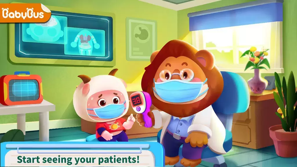 Baby Panda's Hospital Care Captura de tela 0