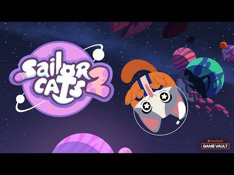 Sailor Cats 2 gameplay featuring quirky space cats