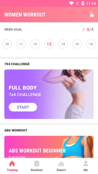 Female Fitness - Women Workout Screenshot 1