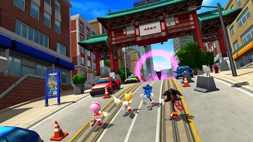 Sonic Forces रेसिंग युद्ध खेल स्क्रीनशॉट 0