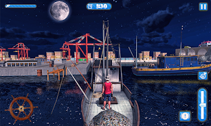 Big Fishing Ship Simulator 3D Ekran Görüntüsü 0