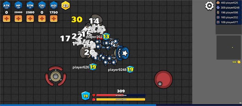 Schermata Pung.io - 2D Battle Royale 1